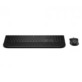 Zestaw klawiatury i myszy HP Multi-device USB/Bluetooth PR585C z podkładką pod nadgarstki, czarny, mysz w zestawie