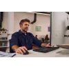 Zestaw klawiatury i myszy HP Multi-device USB/Bluetooth PR585C z podkładką pod nadgarstki, czarny, mysz w zestawie