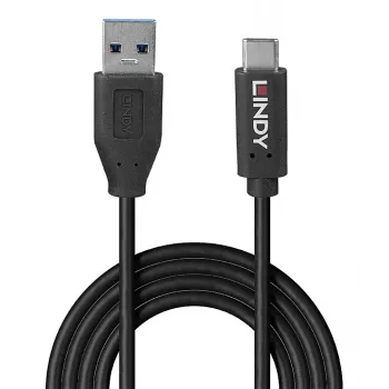 Lindy 36970 kabel USB 3.2 Gen 2 (3.1 Gen 2) 0,5 m USB A USB C Czarny