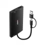 Lindy 43430 adapter kabla wideo 0,11 m USB Type-C 2 x HDMI Czarny