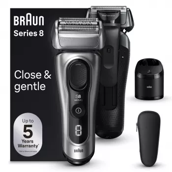Golarka elektryczna BRAUN Series 8 8567cc System mokro i sucho ze stacją czyszcząco-ładującą