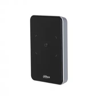 Czytnik kontroli dostępu DAHUA ASR2100A — podstawowy czytnik, 12 V DC, 1,7 W, 123×86×15 mm, czarny