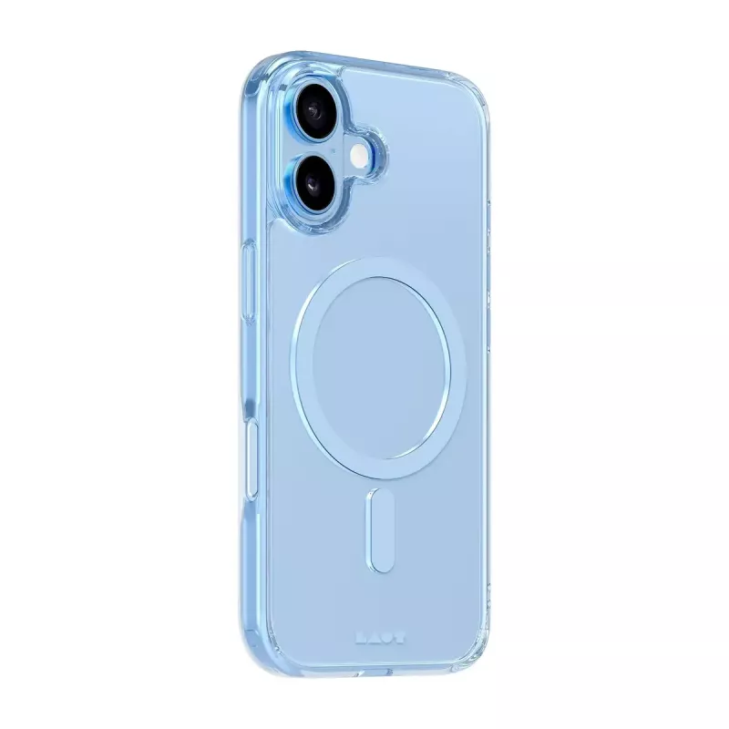 Cover LAUT CRYSTAL FLURO iPhone 17 Light niebieski 16 cm