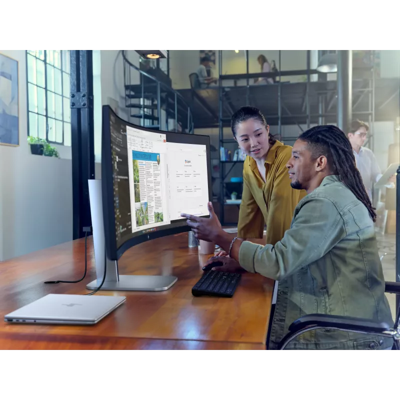 Monitor konferencyjny HP Series 5 Pro 49 cal DQHD - 549pm, 124,5 cm (49 cali), 5120 x 1440 pikseli, Dual QHD, LCD, 5 ms, Czarny