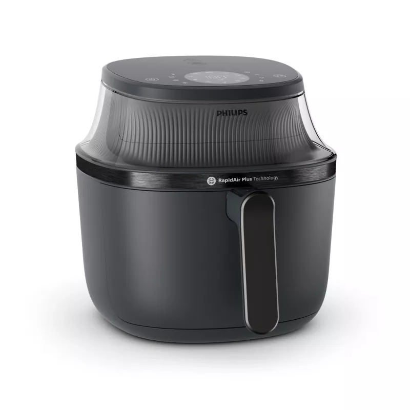 Frytkownica beztłuszczowa Philips 3000 series NA330/00 — 6,2 L, 1700 W, dotykowy LED, czarna