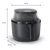 Frytkownica beztłuszczowa Philips 3000 series NA330/00 — 6,2 L, 1700 W, dotykowy LED, czarna