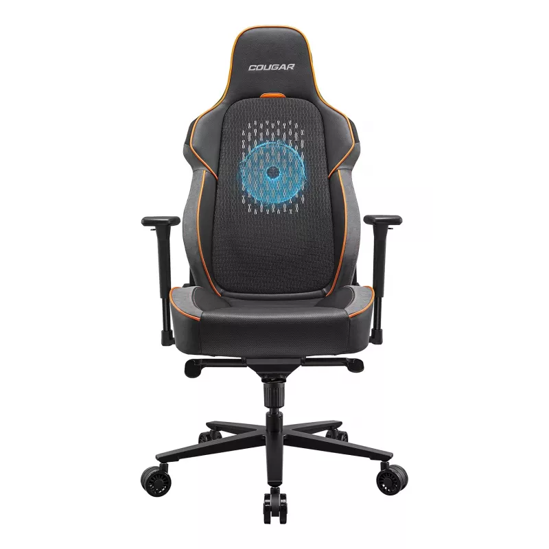 Fotel gamingowy COUGAR Gaming NxSys Aero Twarde siedzisko Czarny/Pomarańczowy