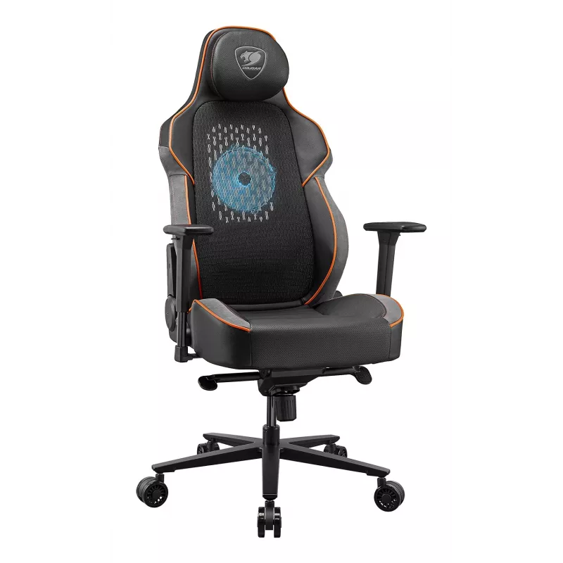 Fotel gamingowy COUGAR Gaming NxSys Aero Twarde siedzisko Czarny/Pomarańczowy