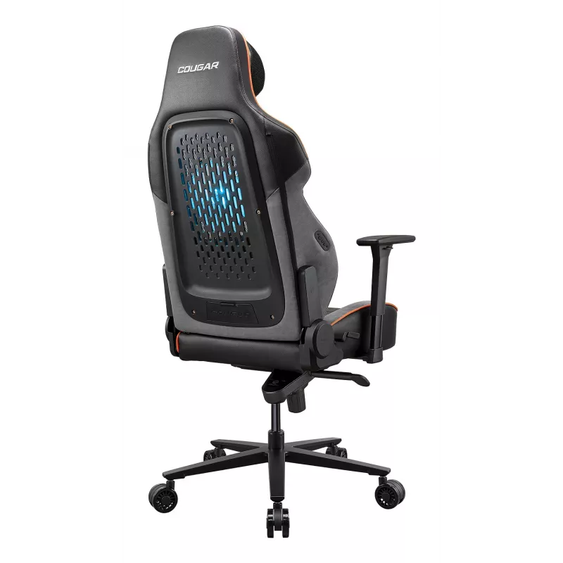 Fotel gamingowy COUGAR Gaming NxSys Aero Twarde siedzisko Czarny/Pomarańczowy