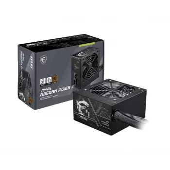 Zasilacz MSI MAG A650BN PCIE5 II 650W 20+4 pin ATX 80 PLUS Bronze Czarny