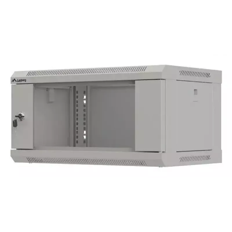 Szafa rack wisząca LANBERG WF03-5304-10S, 4U, 60 kg, szara, 281x540x350 mm