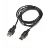Kabel LANBERG USB-A do USB-A 2.0, męski na żeński, 1,8 m, czarny