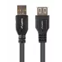 Kabel LANBERG USB-A do USB-A 2.0, męski na żeński, 1,8 m, czarny
