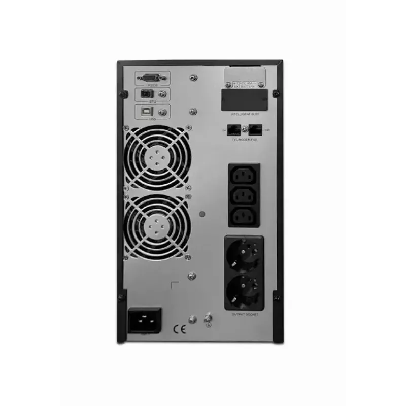 Zasilacz bezprzerwowy UPS Gembird EG-UPSO-3000 podwójna konwersja online 3 kVA 2700 W 5 gniazd typu F LCD