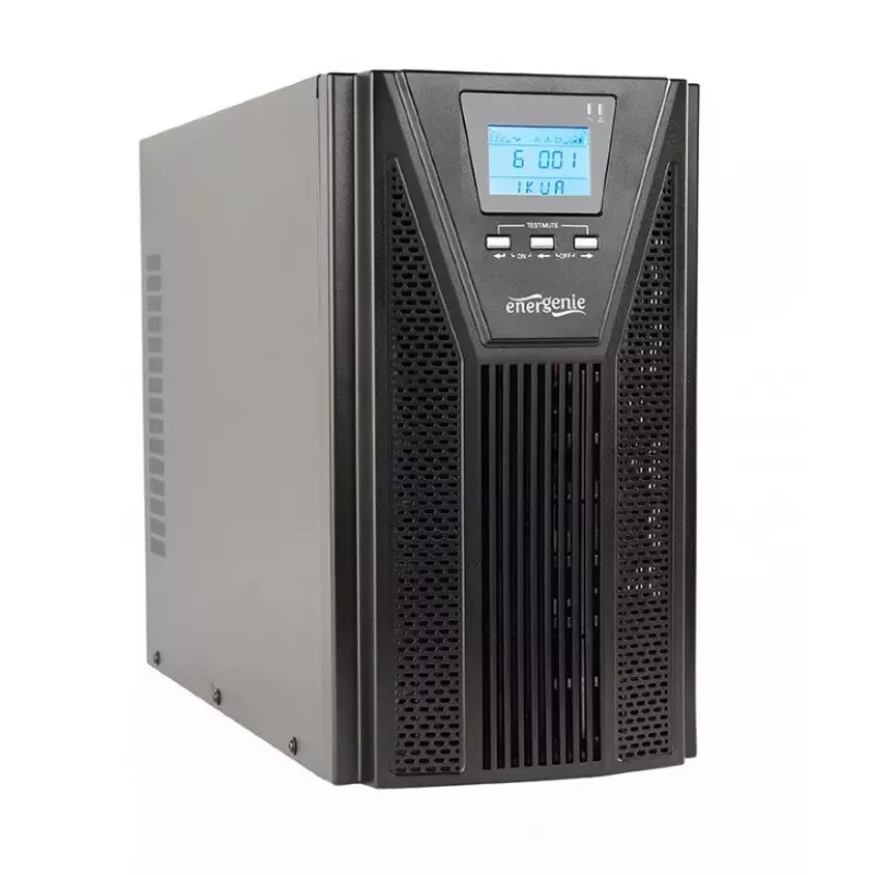 Zasilacz bezprzerwowy UPS Gembird EG-UPSO-3000 podwójna konwersja online 3 kVA 2700 W 5 gniazd typu F LCD