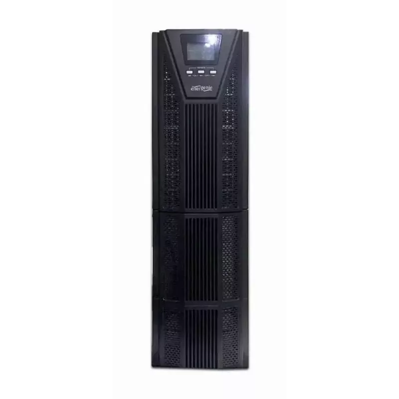 Zasilacz bezprzerwowy UPS Gembird EG-UPSO-6000 Double-conversion Online 6 kVA 6000 W 6 gniazd AC bateria VRLA LCD czarny tower