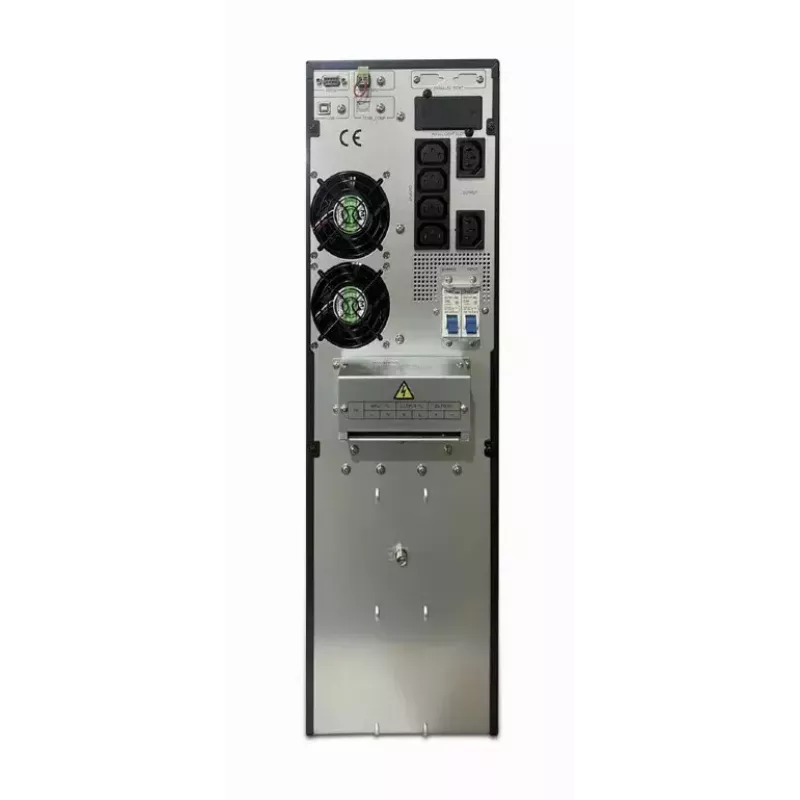 Zasilacz bezprzerwowy UPS Gembird EG-UPSO-6000 Double-conversion Online 6 kVA 6000 W 6 gniazd AC bateria VRLA LCD czarny tower