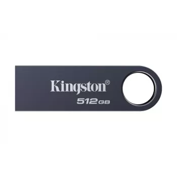 Pamięć USB KINGSTON DataTraveler SE9 G3 512 GB — USB Typ-A, USB 3.2 Gen 1, 220/100 MB/s, bez nasadki, ciemny nikiel