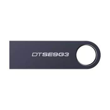 Pendrive KINGSTON DataTraveler SE9 G3 256GB — USB Type-A, USB 3.2 Gen 1, odczyt 220 MB/s, zapis 100 MB/s, bez nakładki, ciemny nikiel