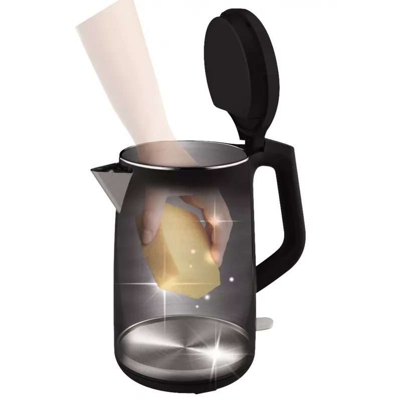 Tefal KO3718 czajnik elektryczny 1,5 l 2400 W czarny, stal nierdzewna
