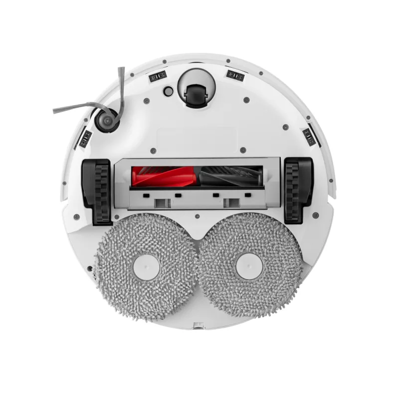 Robot sprzątający Roborock Qrevo C Pro — biały, pojemnik na kurz 0,325 l, czas pracy 180 min, akumulator Li-Ion 5200 mAh, okrągły kształt