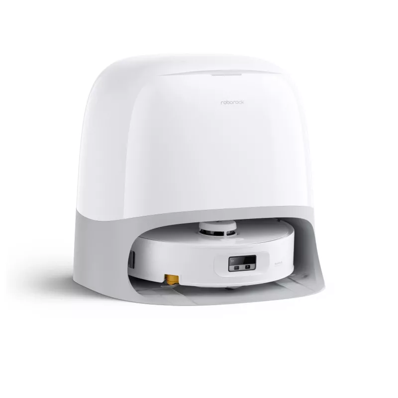 Roborock robot vacuum Qrevo Curv 2 Flow — worek na kurz, 0,325 L, Li‑Ion 5200 mAh, 240 min, biały