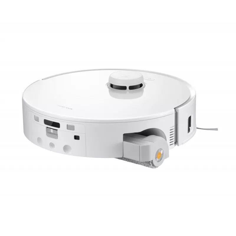 Roborock robot vacuum Qrevo Curv 2 Flow — worek na kurz, 0,325 L, Li‑Ion 5200 mAh, 240 min, biały