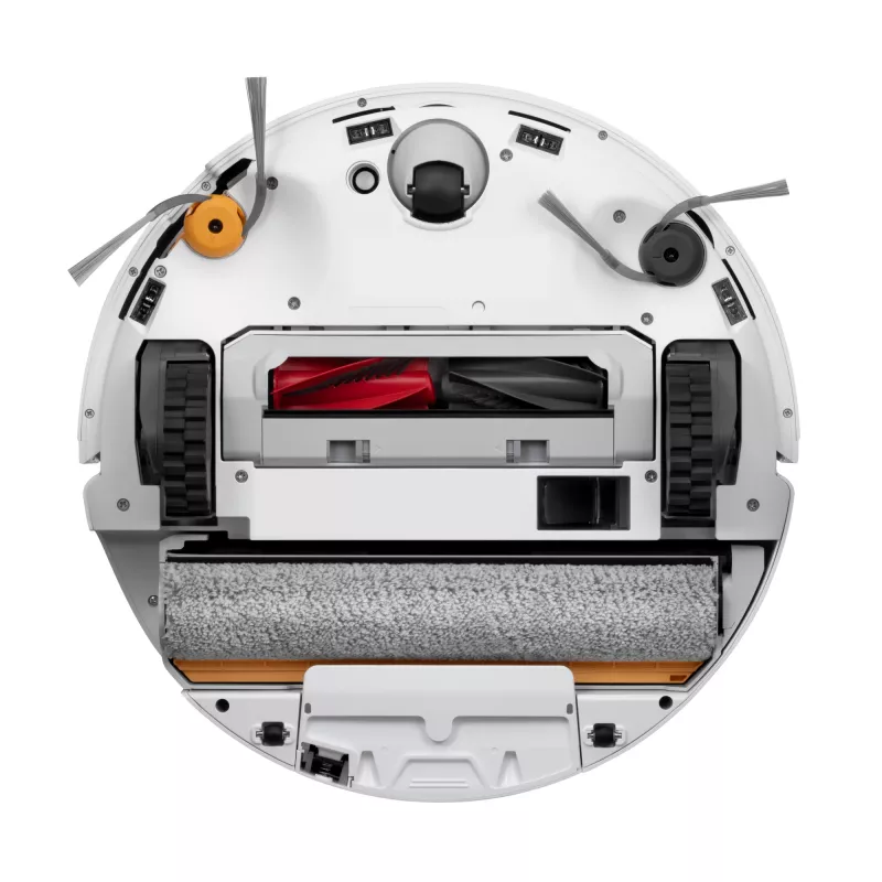 Roborock robot vacuum Qrevo Curv 2 Flow — worek na kurz, 0,325 L, Li‑Ion 5200 mAh, 240 min, biały