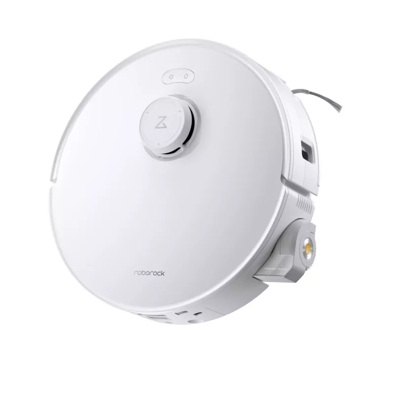 Roborock robot vacuum Qrevo Curv 2 Flow — worek na kurz, 0,325 L, Li‑Ion 5200 mAh, 240 min, biały