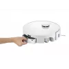 Roborock robot vacuum Qrevo Curv 2 Flow — worek na kurz, 0,325 L, Li‑Ion 5200 mAh, 240 min, biały