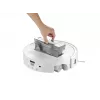 Roborock robot vacuum Qrevo Curv 2 Flow — worek na kurz, 0,325 L, Li‑Ion 5200 mAh, 240 min, biały
