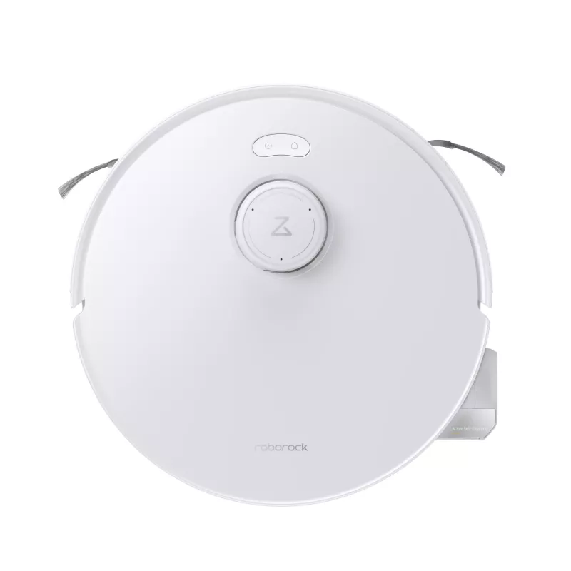Roborock robot vacuum Qrevo Curv 2 Flow — worek na kurz, 0,325 L, Li‑Ion 5200 mAh, 240 min, biały