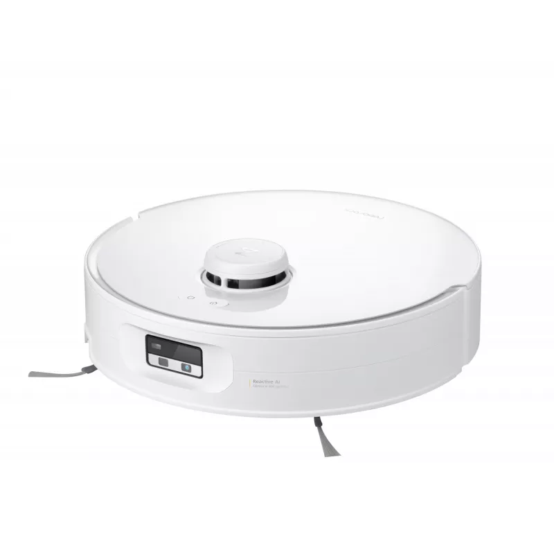 Roborock robot vacuum Qrevo Curv 2 Flow — worek na kurz, 0,325 L, Li‑Ion 5200 mAh, 240 min, biały