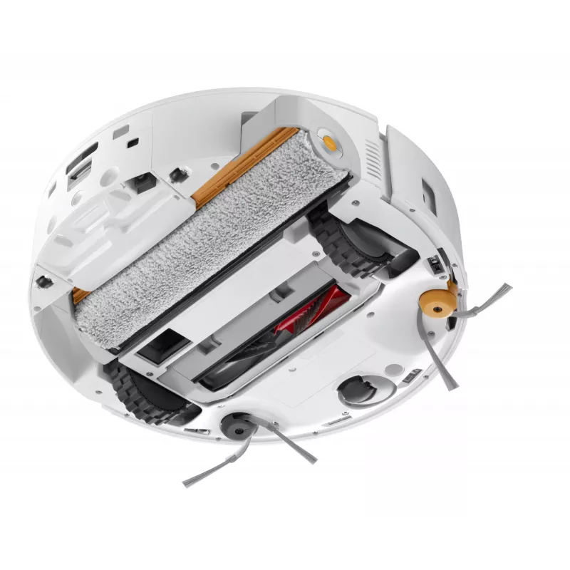 Roborock robot vacuum Qrevo Curv 2 Flow — worek na kurz, 0,325 L, Li‑Ion 5200 mAh, 240 min, biały