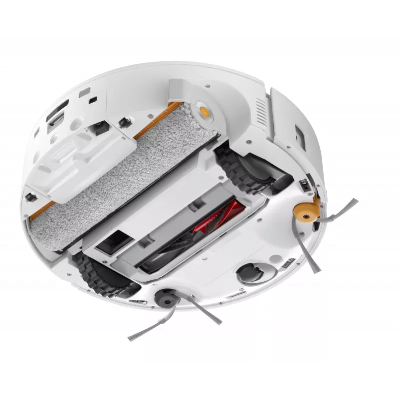 Roborock robot vacuum Qrevo Curv 2 Flow — worek na kurz, 0,325 L, Li‑Ion 5200 mAh, 240 min, biały