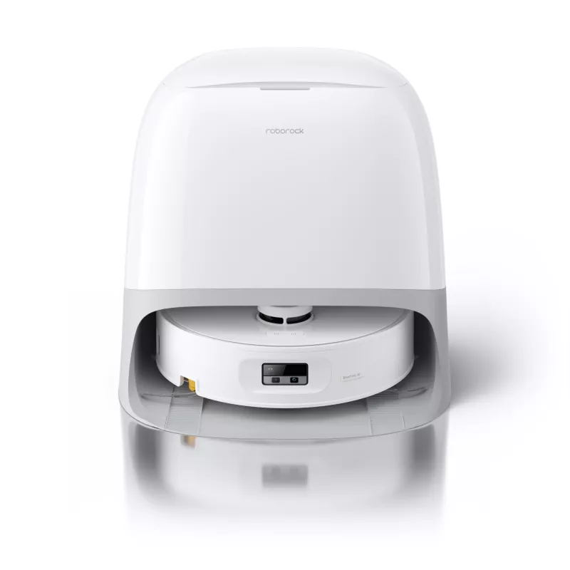 Roborock robot vacuum Qrevo Curv 2 Flow — worek na kurz, 0,325 L, Li‑Ion 5200 mAh, 240 min, biały