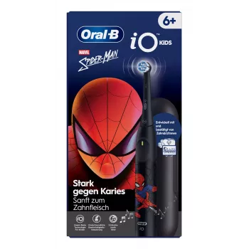 Oral-B iO Kids Spiderman Obrotowa szczoteczka dla dzieci Czarna