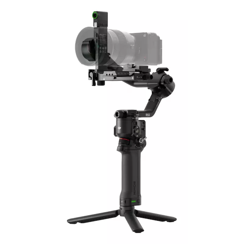 Stabilizator kamery ręczny DJI RS 5 — aluminium, czarny, 30 godz. czasu pracy, 1,46 kg