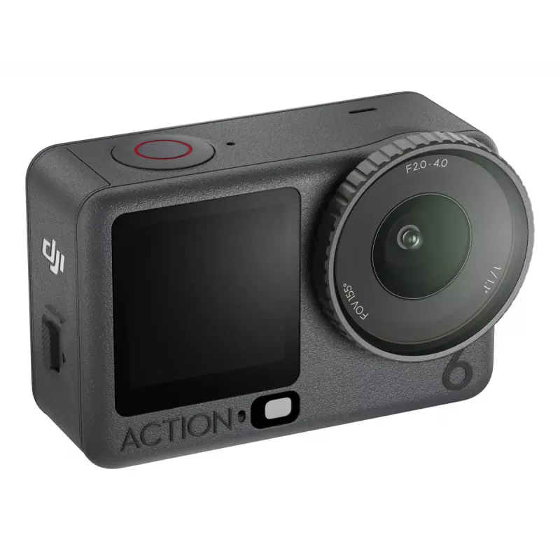 Kamera sportowa DJI Osmo Action 6 Standard Combo — 38 MP CMOS, 4K Ultra HD, 155° FOV, 2-krotny zoom cyfrowy
