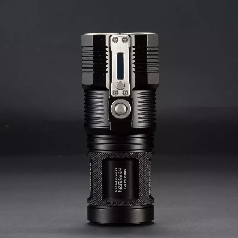 Latarka ręczna Nitecore TM28, LED 4×, maks. 6000 lm, Li‑Ion, czarna, długość 142 mm, waga 414 g