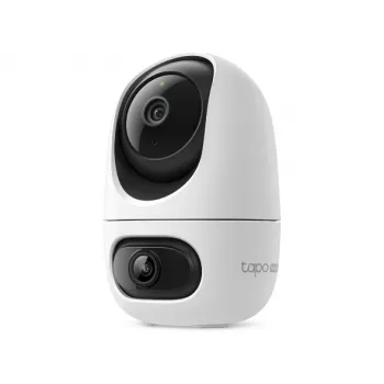 Kamera bezpieczeństwa IP TP-Link Tapo C245D 2304×1296, obiektyw 3,1 mm, 104,3° w poziomie, montaż sufitowy/ścienny, bezprzewodowa, wewnętrzna, biała