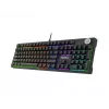 MSI FORGE GK320 czerwony klawiatura Gaming USB QWERTY US International czarna
