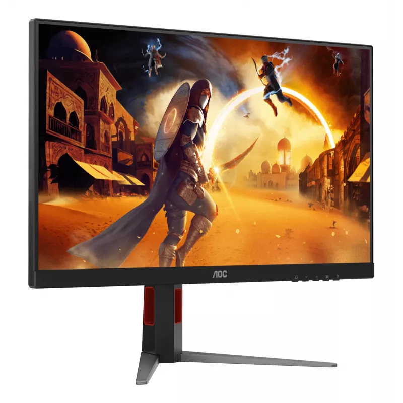Monitor komputerowy AOC G4 Q27G4ZD 68,6 cm (27 cali) 2560 x 1440 pikseli Quad HD QD-OLED Czarny, Czerwony