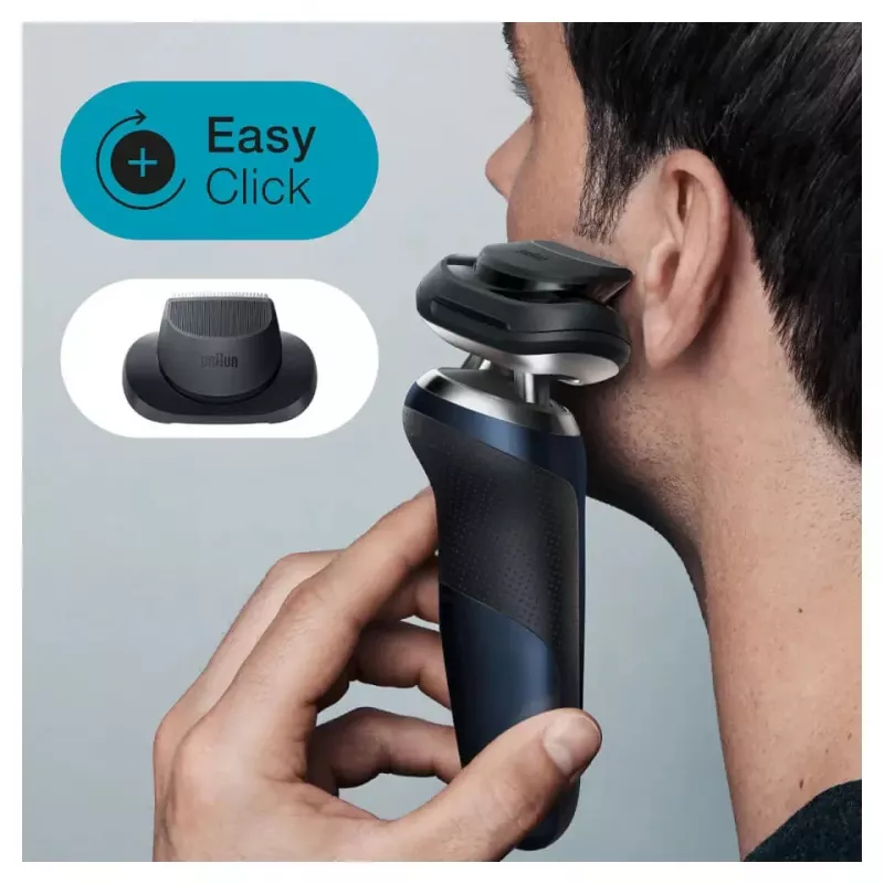 Braun Series 7 71-B1200s Golarka foliowa Trymer Niebieski