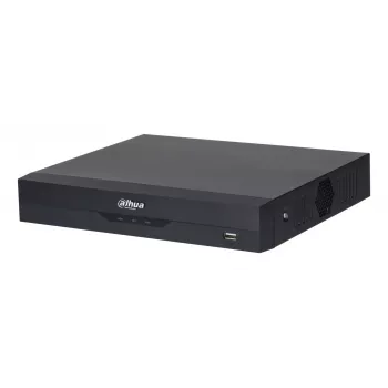 Rejestrator cyfrowy wideo DAHUA XVR5108HS-4KL-I3/T — 8-kanałowy DVR, H.265/H.264, SATA do 16 TB, Gigabit Ethernet, 12 V DC, czarny
