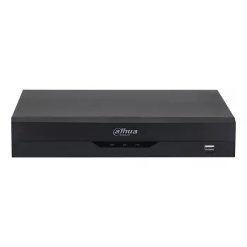 Rejestrator cyfrowy wideo DAHUA XVR5108HS-4KL-I3/T — 8-kanałowy DVR, H.265/H.264, SATA do 16 TB, Gigabit Ethernet, 12 V DC, czarny