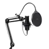 Mikrofon podcastowy TRUST GXT 270 Emita II+ — pojemnościowy USB, przewodowy, obudowa metalowa, czarny, kabel 2,5 m