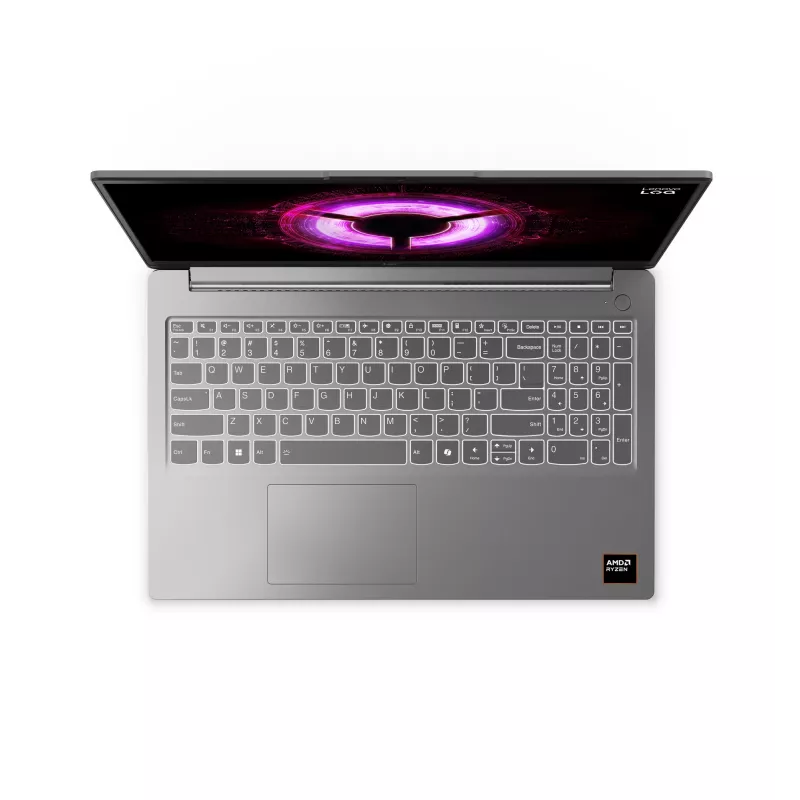 Lenovo LOQ 15ARP10E AMD Ryzen™ 7 7735HS Laptop 39,6 cm (15,6 cala) Full HD 16 GB DDR5-SDRAM 1 TB SSD NVIDIA GeForce RTX 3050 Wi-Fi 6 (802.11ax) Klawisze angielskie Szary