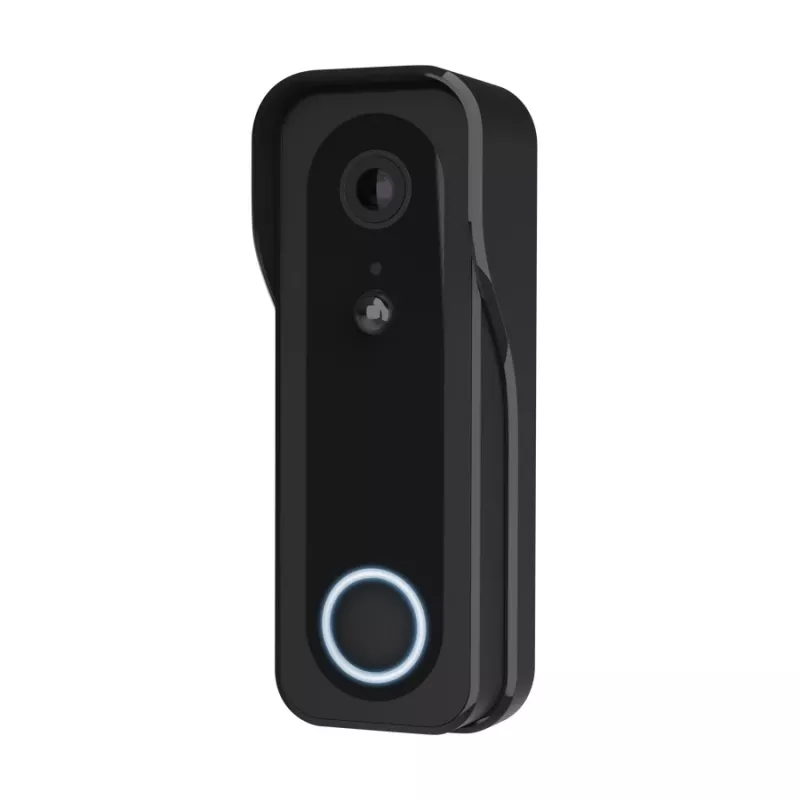 Wideodomofon TRUST DOORCAM-3000 Czarny, 3 MP, Wi‑Fi 2.4 GHz, MicroSD do 256 GB, Bateria/USB (8–24 V)