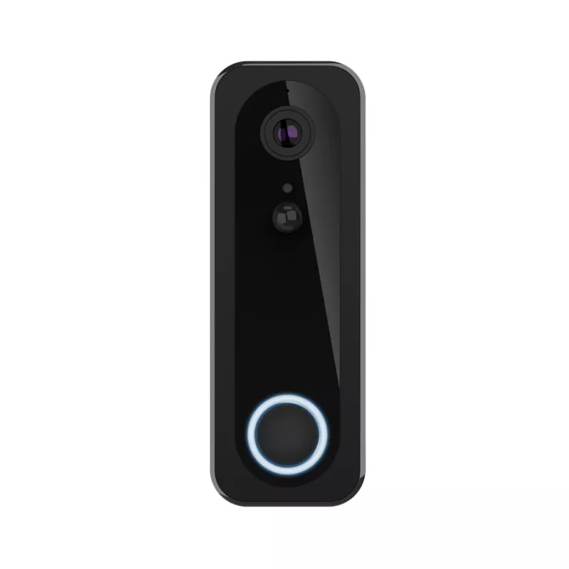 Wideodomofon TRUST DOORCAM-3000 Czarny, 3 MP, Wi‑Fi 2.4 GHz, MicroSD do 256 GB, Bateria/USB (8–24 V)